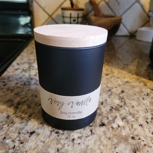 12 oz. Very Vanilla Soy Candle