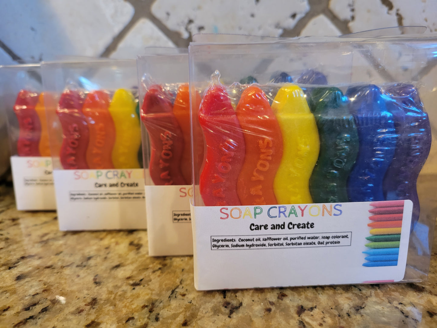 Soap Bath Crayons