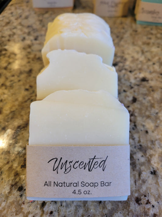 Unscented All Natural Soap Bar